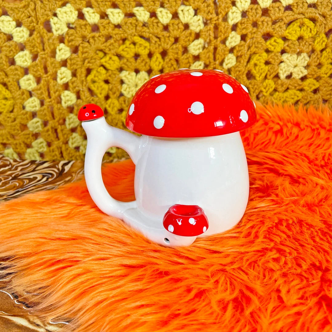 Shop Burning Love Mushroom Mug Pipe 16 Shop Burning Love Mushroom Mug Pipe