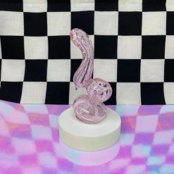 Burning Love Bubblers Mini Pink Swirl Bubbler