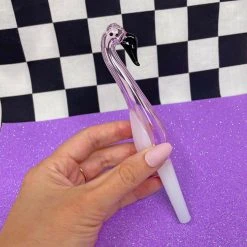 Shop Burning Love Flamingo Dab Straw