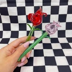 Burning Love Pipes Tulip Pipe- Red