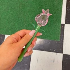 Burning Love Tulip Pipe- Pink Pipes 12 Burning Love Tulip Pipe- Pink Pipes