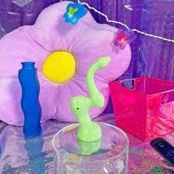 Shop Burning Love Bubblicious Bubbler- Mint Green Pipes