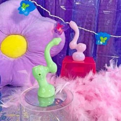 Shop Burning Love Bubblicious Bubbler- Mint Green Pipes