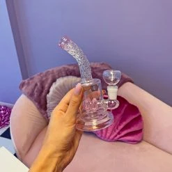 Burning Love Chic Water Pipe- Pink Bongs