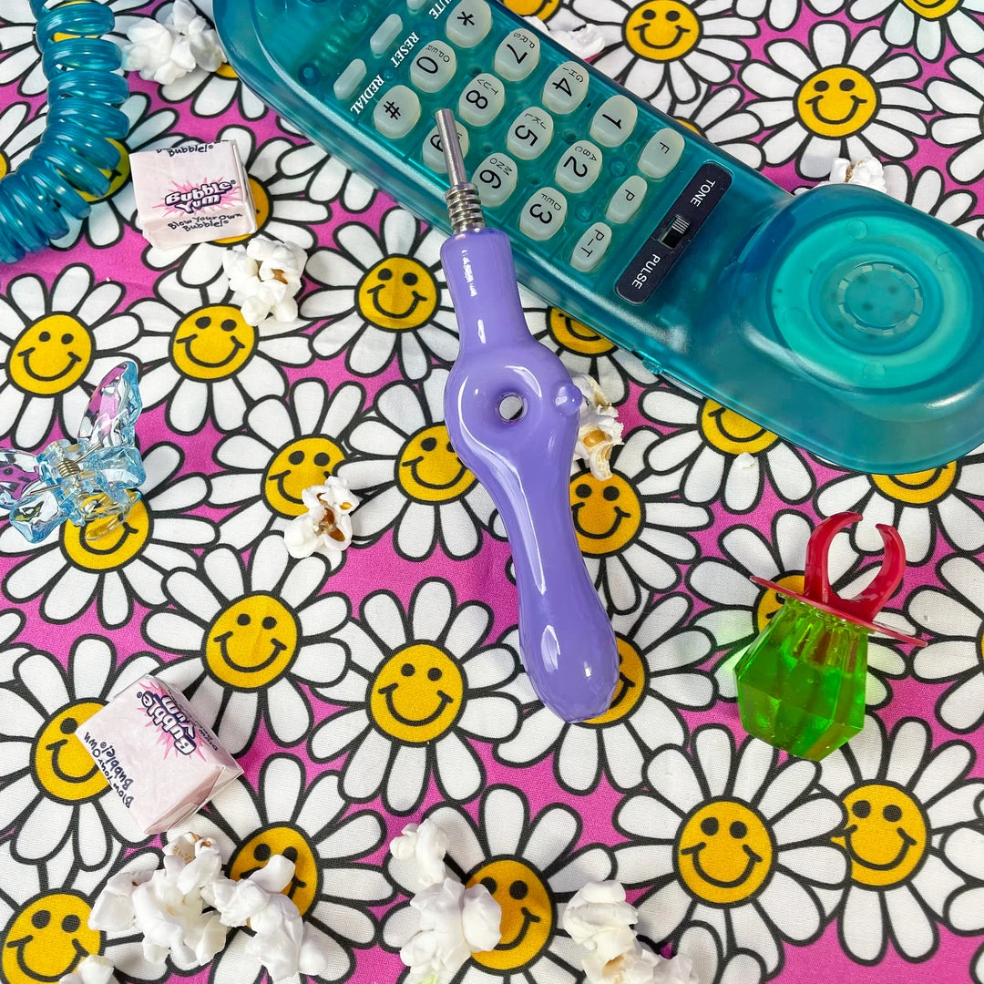 Shop Burning Love Novelty Purple Dab Straw 5 Shop Burning Love Novelty Purple Dab Straw