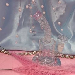Burning Love Chic Water Pipe- Pink Bongs 13 Burning Love Chic Water Pipe- Pink Bongs