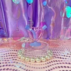 Burning Love Mini Heart Bubbler- Pink And Purple