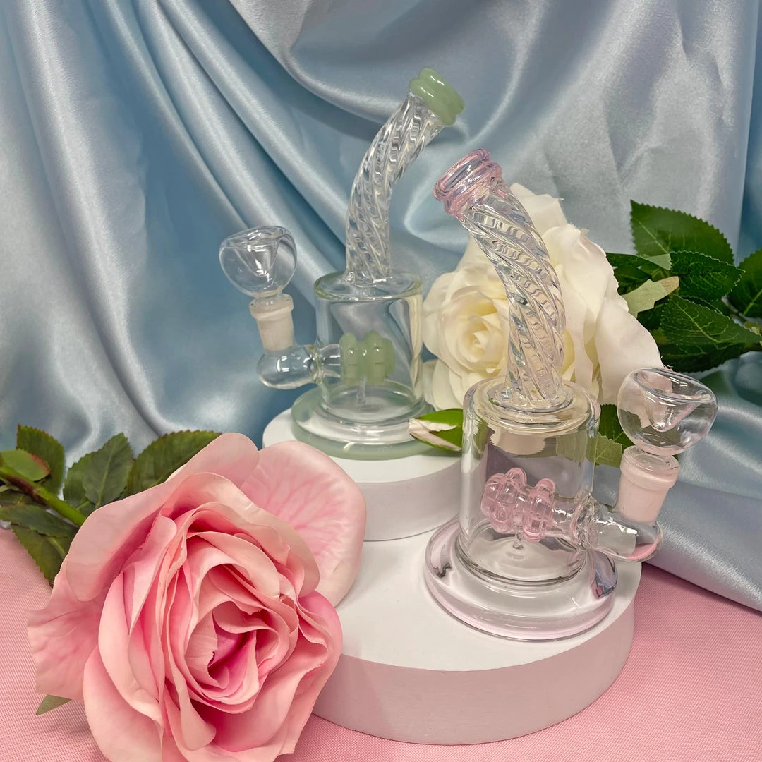 Burning Love Chic Water Pipe- Pink Bongs 9 Burning Love Chic Water Pipe- Pink Bongs