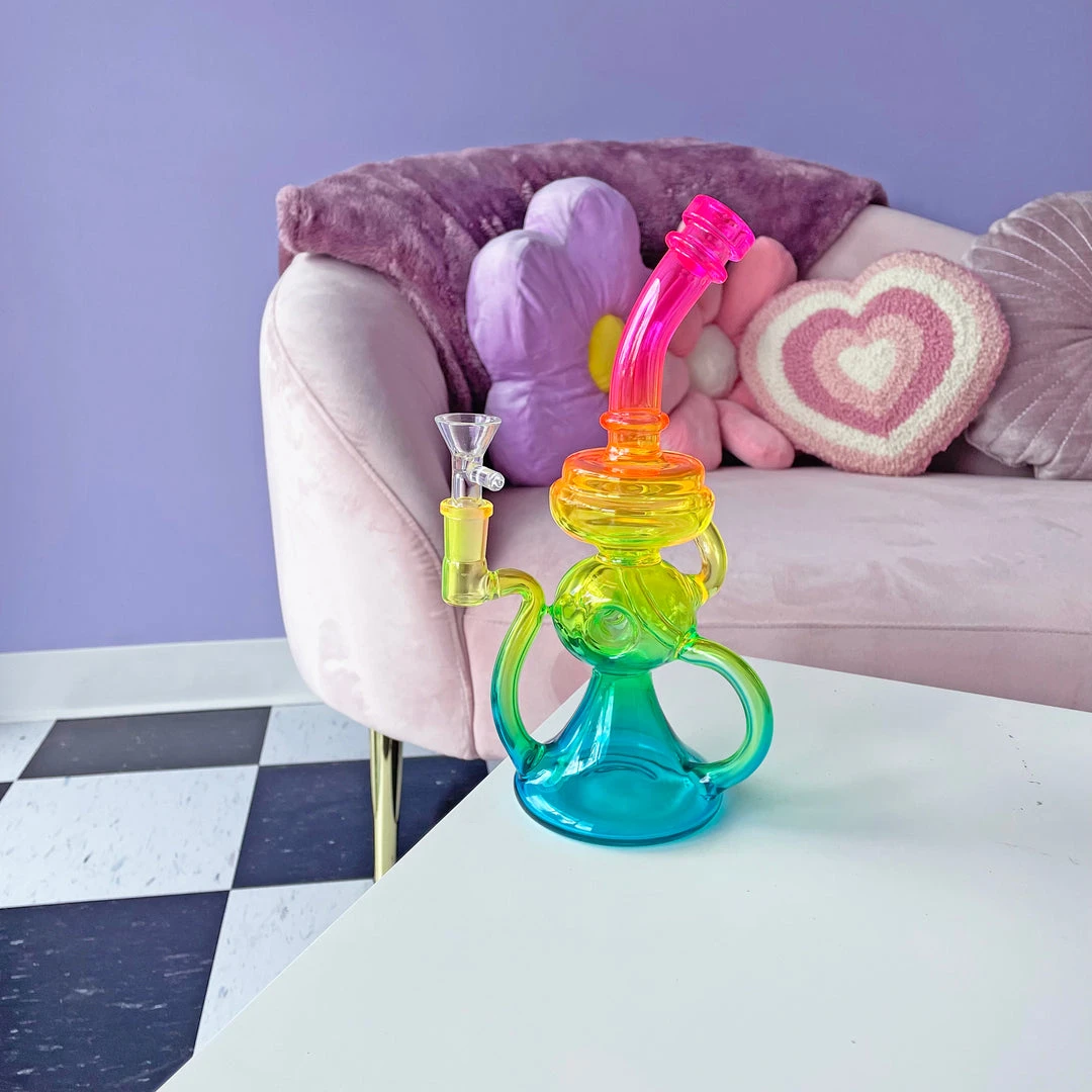 Burning Love Neon Rainbow Recycler 3 Burning Love Neon Rainbow Recycler