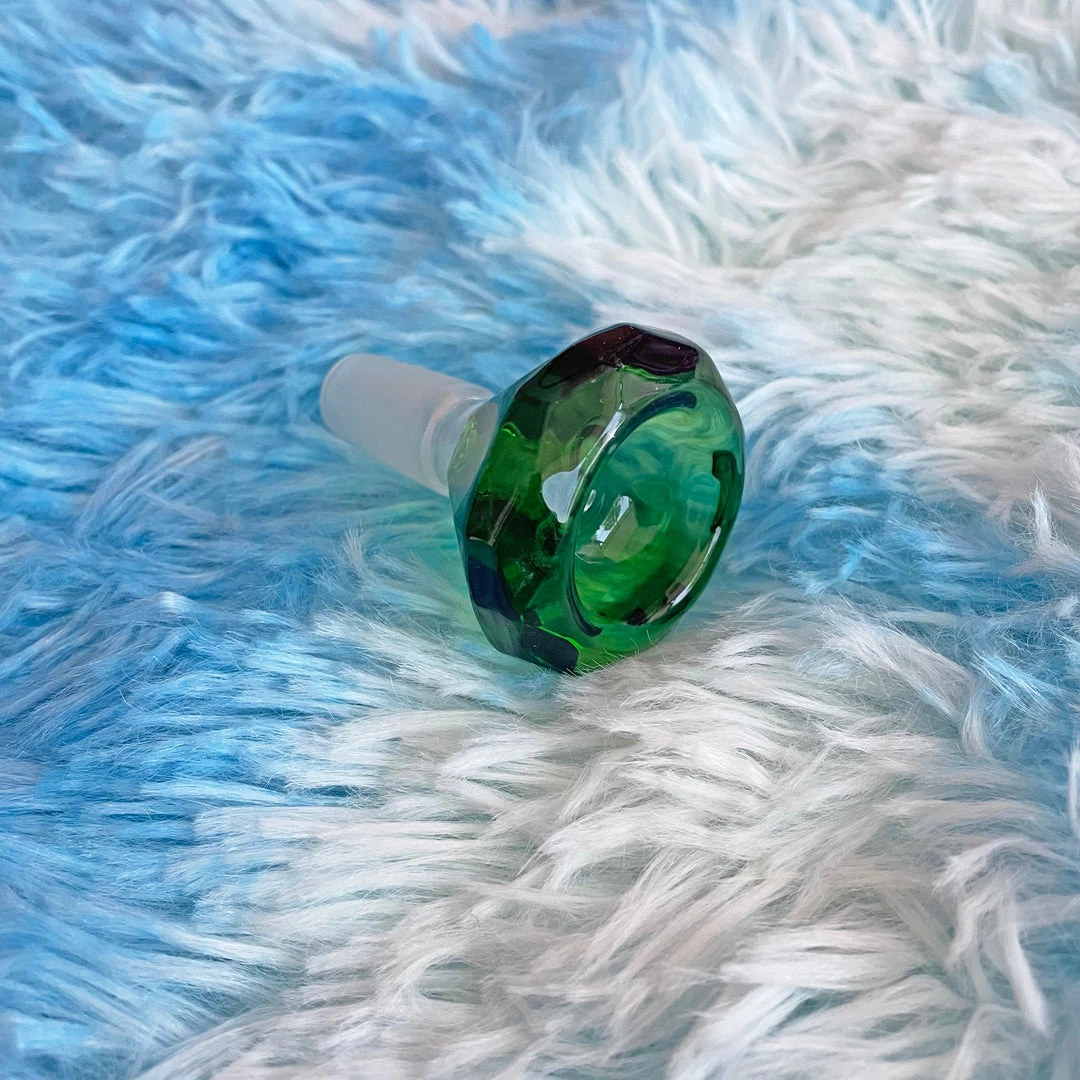 Burning Love Bongs Material Girl Water Pipe- Green 6 Burning Love Bongs Material Girl Water Pipe- Green