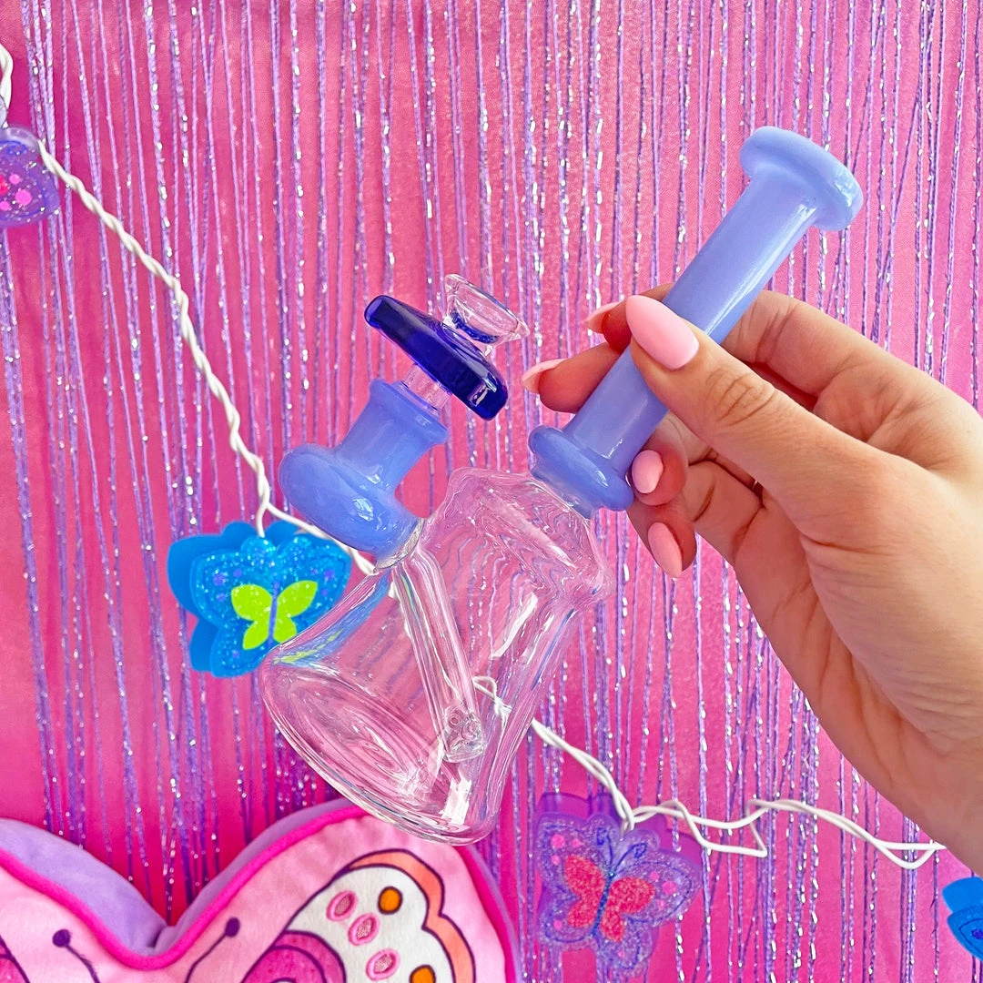 Burning Love Bongs The Lovely Bong- Sapphire 7 Burning Love Bongs The Lovely Bong- Sapphire