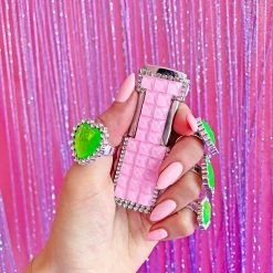 Burning Love Fancy Flame Lighter- Pink Lighters