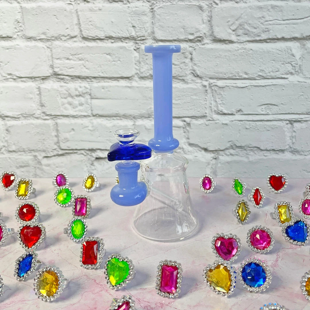 Burning Love Bongs The Lovely Bong- Sapphire 3 Burning Love Bongs The Lovely Bong- Sapphire