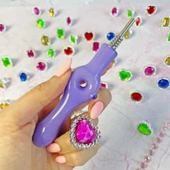 Shop Burning Love Novelty Purple Dab Straw 11 Shop Burning Love Novelty Purple Dab Straw