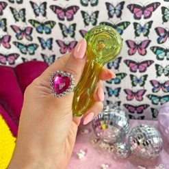 Shop Burning Love Green Jelly Pipe