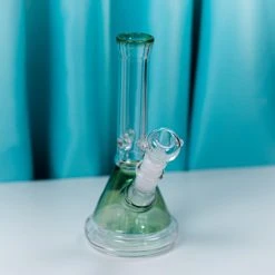 Burning Love Green Beaker Bong