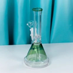 Burning Love Green Beaker Bong