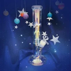 Burning Love Bongs Iridescent Glow Bong