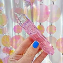 Burning Love Pipes Crystal Pipe- Pink