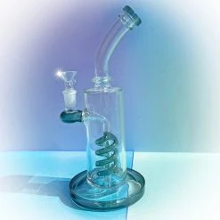 Burning Love Bongs Whirly Girl- Teal