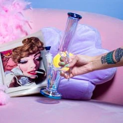 Shop Burning Love Iridescent Zong- Oil Slick Bongs