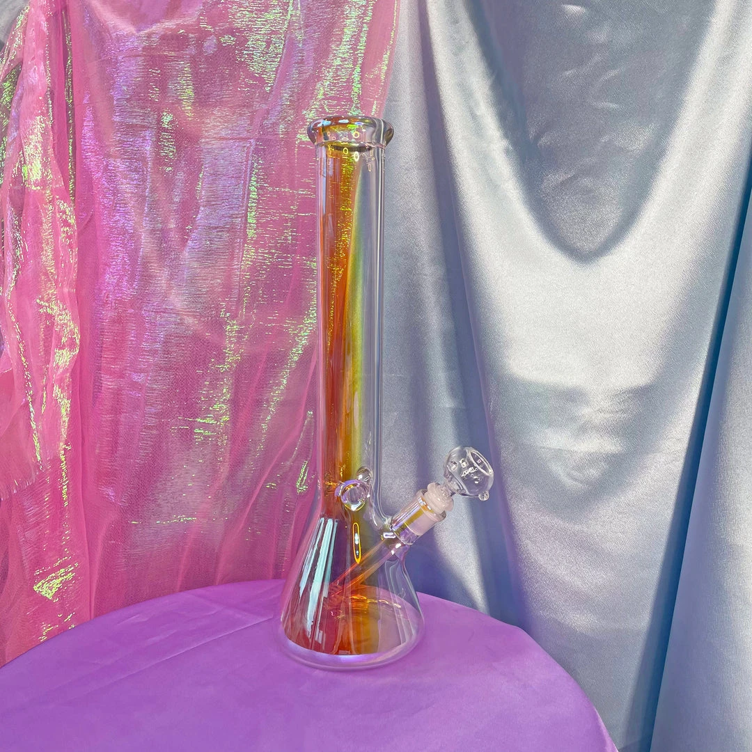 Burning Love XL Iridescent Beaker Bong 10 Burning Love XL Iridescent Beaker Bong