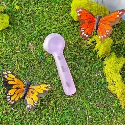 Burning Love Pipes Butterfly Pipe- Purple