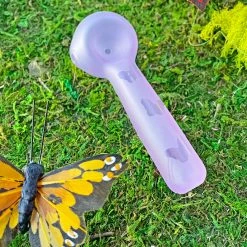 Burning Love Pipes Butterfly Pipe- Purple