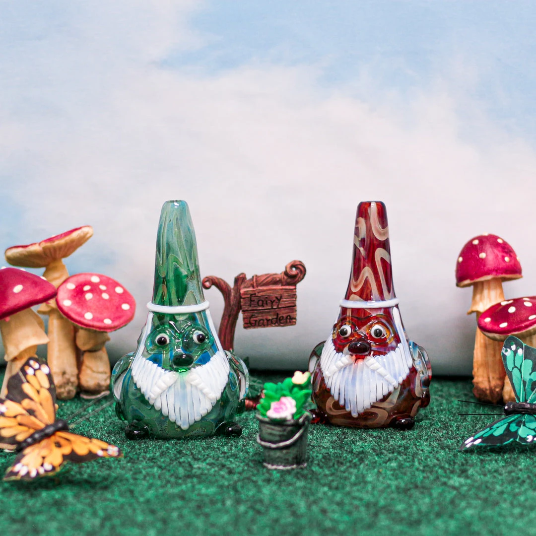 Burning Love Garden Gnome Pipe Pipes 3 Burning Love Garden Gnome Pipe Pipes