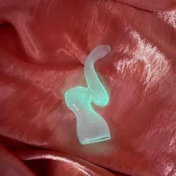 Shop Burning Love Glow In The Dark Bubbler - Pink Pipes