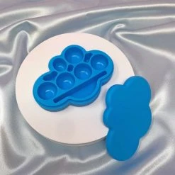 Burning Love Storage Cloud Silicone Container- Blue 21 Burning Love Storage Cloud Silicone Container- Blue