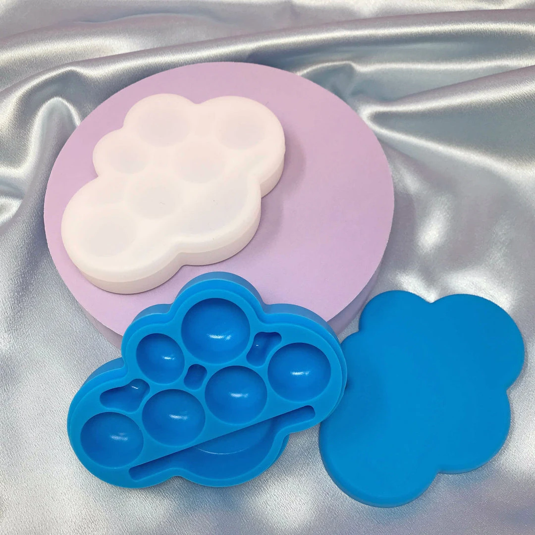 Burning Love Cloud Silicone Container- White 12 Burning Love Cloud Silicone Container- White