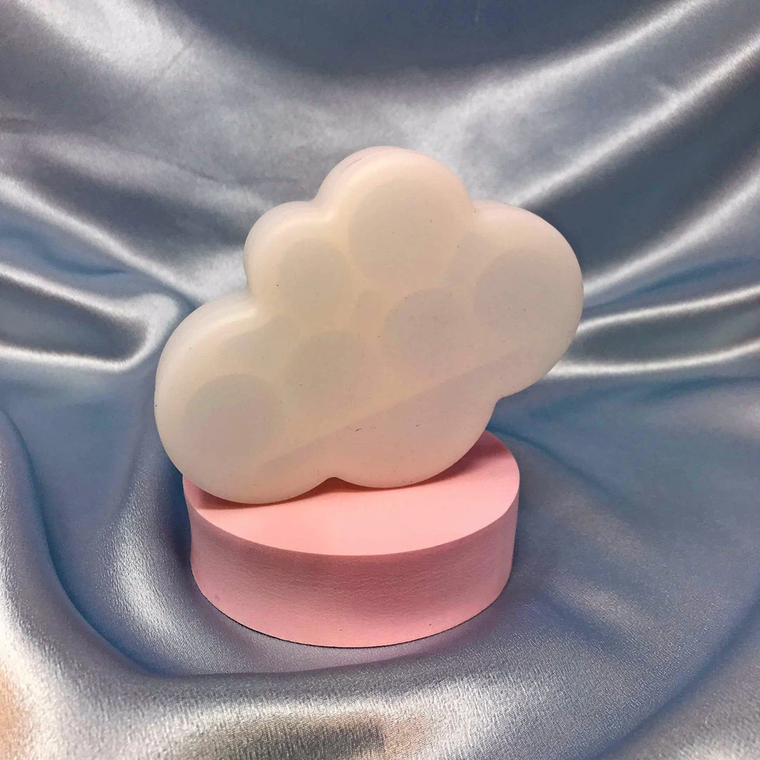 Burning Love Cloud Silicone Container- White 8 Burning Love Cloud Silicone Container- White