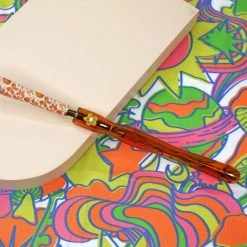 Shop Burning Love Joint Holder/Extender- Amber Flower 4.75" Joint Accessories 13 Shop Burning Love Joint Holder/Extender- Amber Flower 4.75