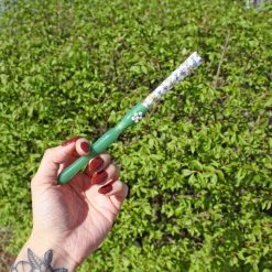 Shop Burning Love Joint Holder/Extender- Jade Flower 4.75"
