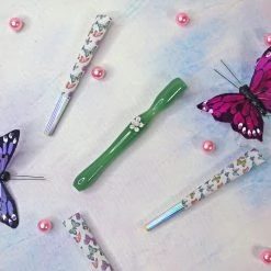 Shop Burning Love Joint Holder/Extender- Jade Flower 4.75