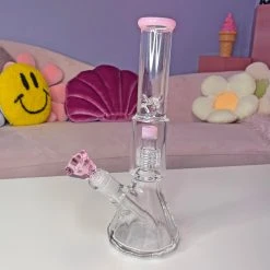 Burning Love Bongs Material Girl Water Pipe - Pink