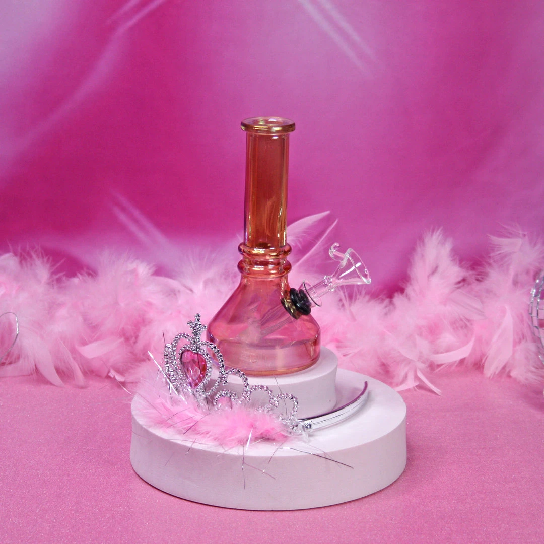 Burning Love Bongs Mini Iridescent Bong 8 Burning Love Bongs Mini Iridescent Bong