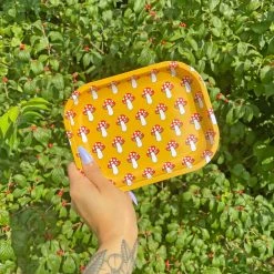 Shop Burning Love Mushroom Rolling Tray Rolling Trays