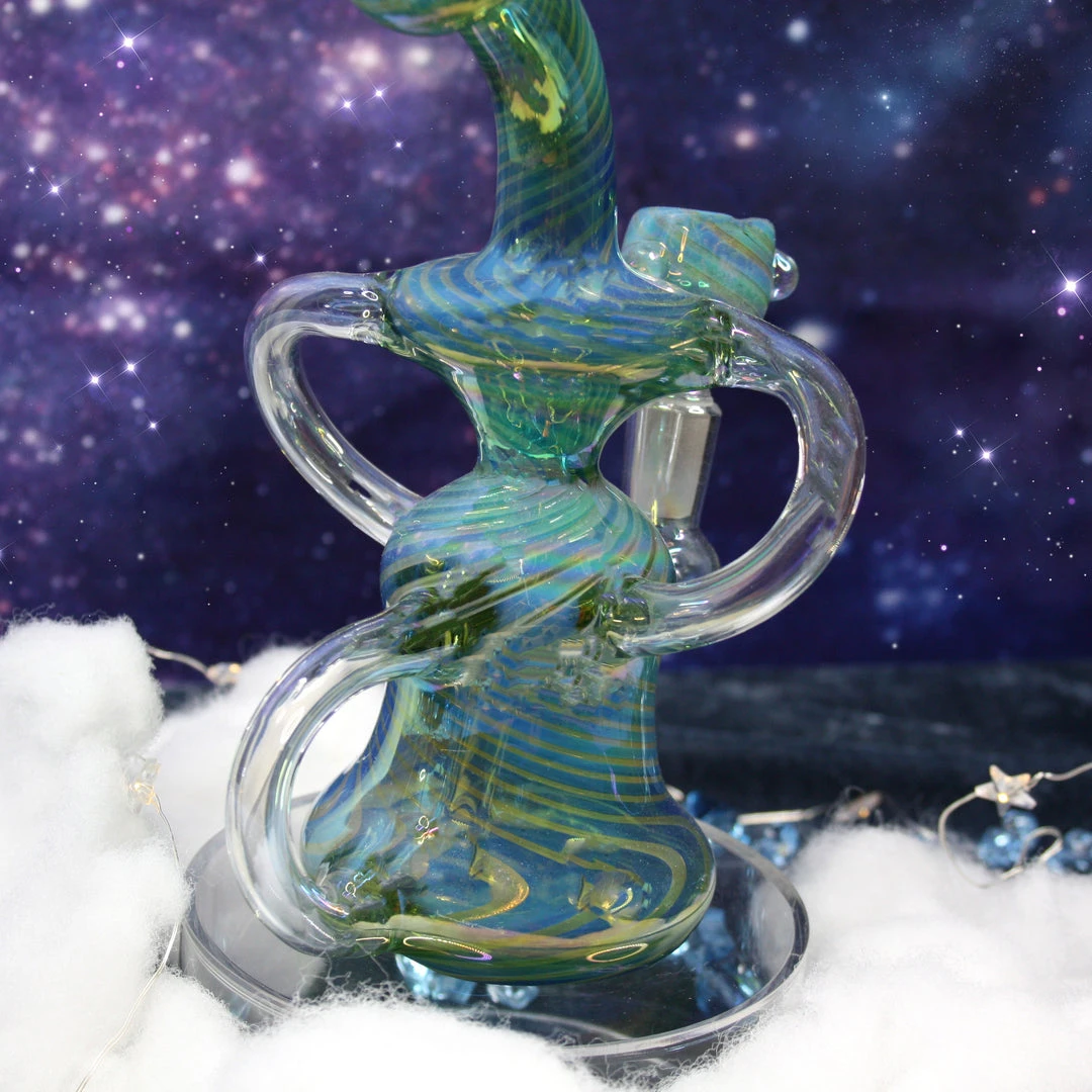 Burning Love Bongs Nebula Recycler 6 Burning Love Bongs Nebula Recycler