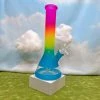 Burning Love Bongs Neon Rainbow Beaker 2 Burning Love Bongs Neon Rainbow Beaker