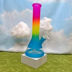 Burning Love Bongs Neon Rainbow Beaker