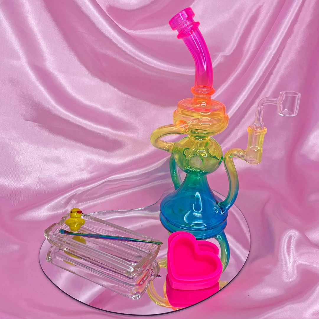 Burning Love Neon Rainbow Recycler 8 Burning Love Neon Rainbow Recycler
