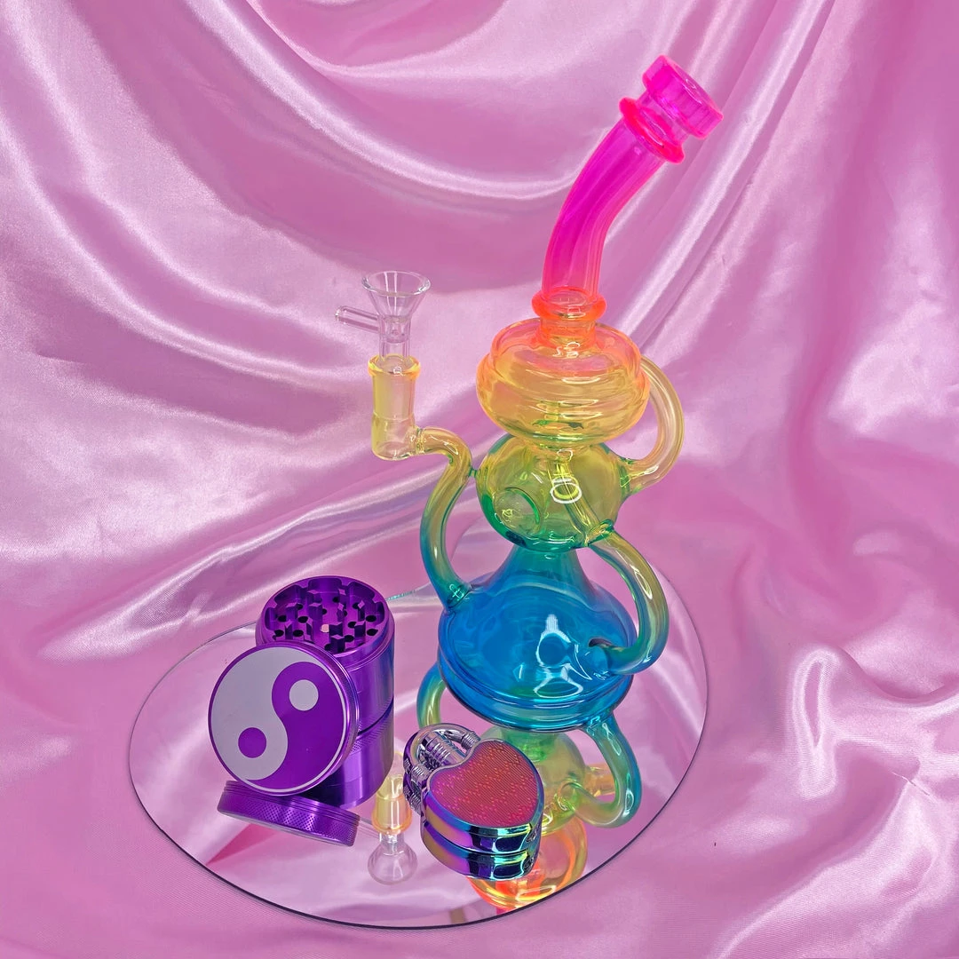 Burning Love Neon Rainbow Recycler 6 Burning Love Neon Rainbow Recycler
