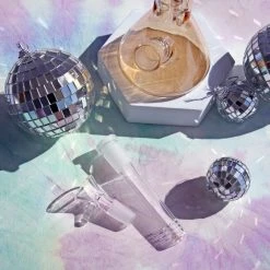 Burning Love Opalescent Beaker Bong- Amber