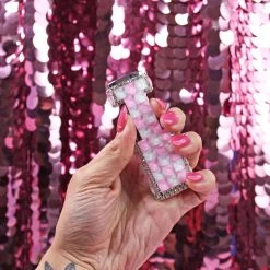 Burning Love Fancy Flame Lighter- Pink/white Checker Lighters 14 Burning Love Fancy Flame Lighter- Pink/white Checker Lighters