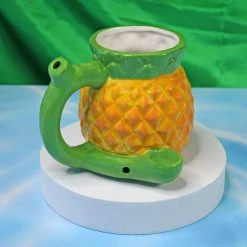 Shop Burning Love Pineapple Wake N Bake Mug Pipe Pipes