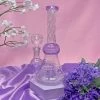 Burning Love Twirl Water Pipe- Purple