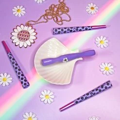 Shop Burning Love Joint Holder/Extender- Purple Flower 3.75" Joint Accessories