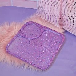 Shop Burning Love Purple Glitter Resin Rolling Tray 13 Shop Burning Love Purple Glitter Resin Rolling Tray